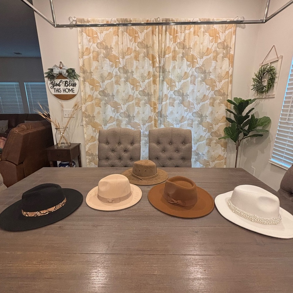 Felt Hat Collection in Various Colors